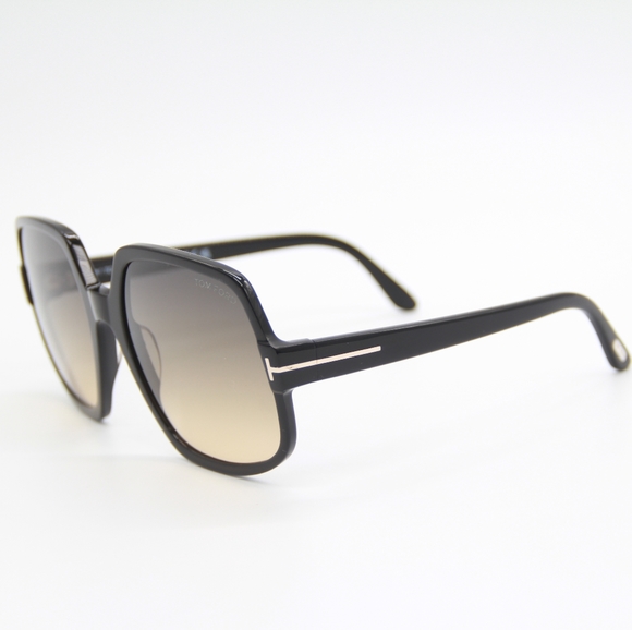 NEW TOM FORD SQUARE SUNGLASSES TOM FORD TF992 01B TOM FORD DELPHINE-02 FT0992/S - Picture 9 of 12